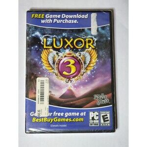 LUXOR 3 PC CD ROM Game 2007 Windows Vista/XP/2000 Mumbo Jumbo Puzzle Game
